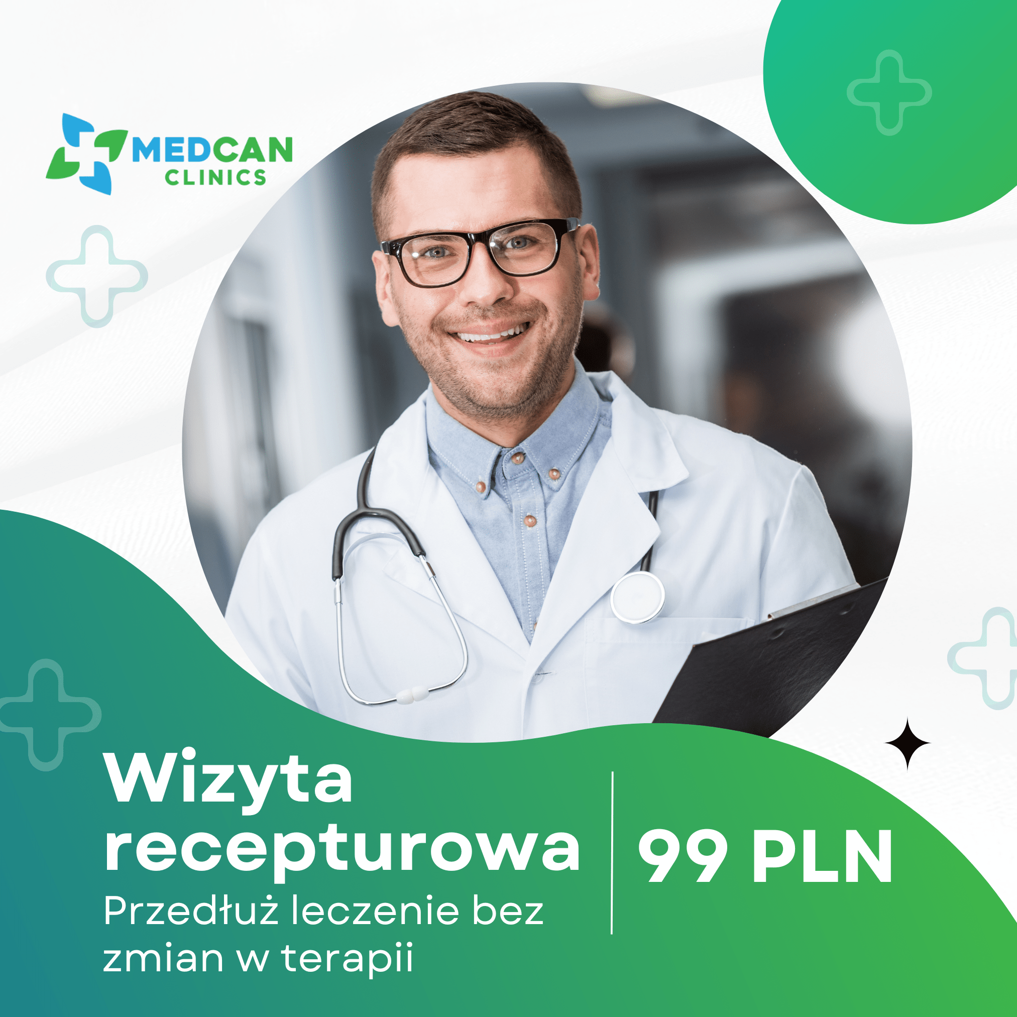 Wizyta recepturowa w klinice MedCan Clinics