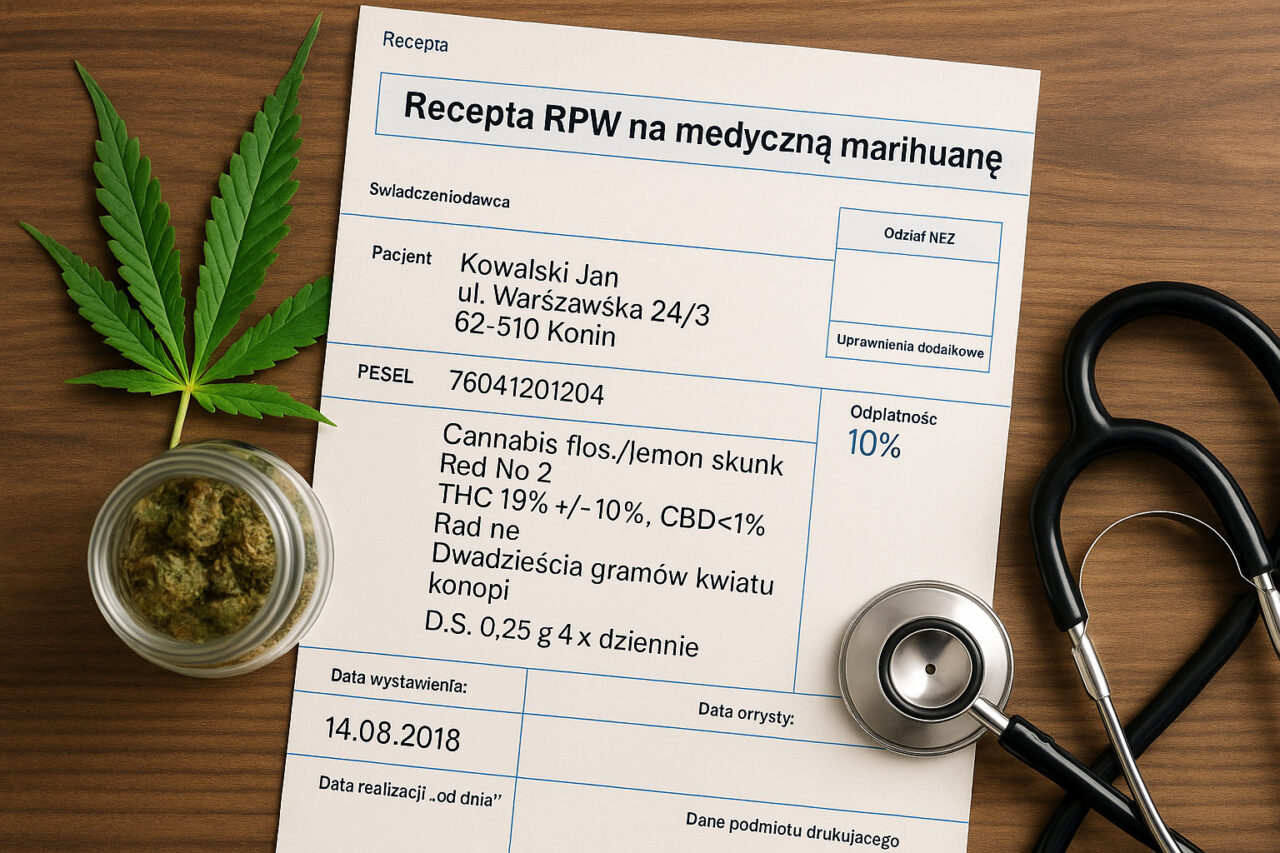 Recepta na medyczną marihuanę – jak uzyskać i kto ją może wystawić?