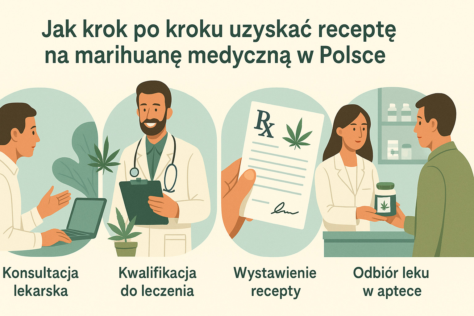 Jak krok po kroku uzyskać receptę na marihuanę medyczną w Polsce