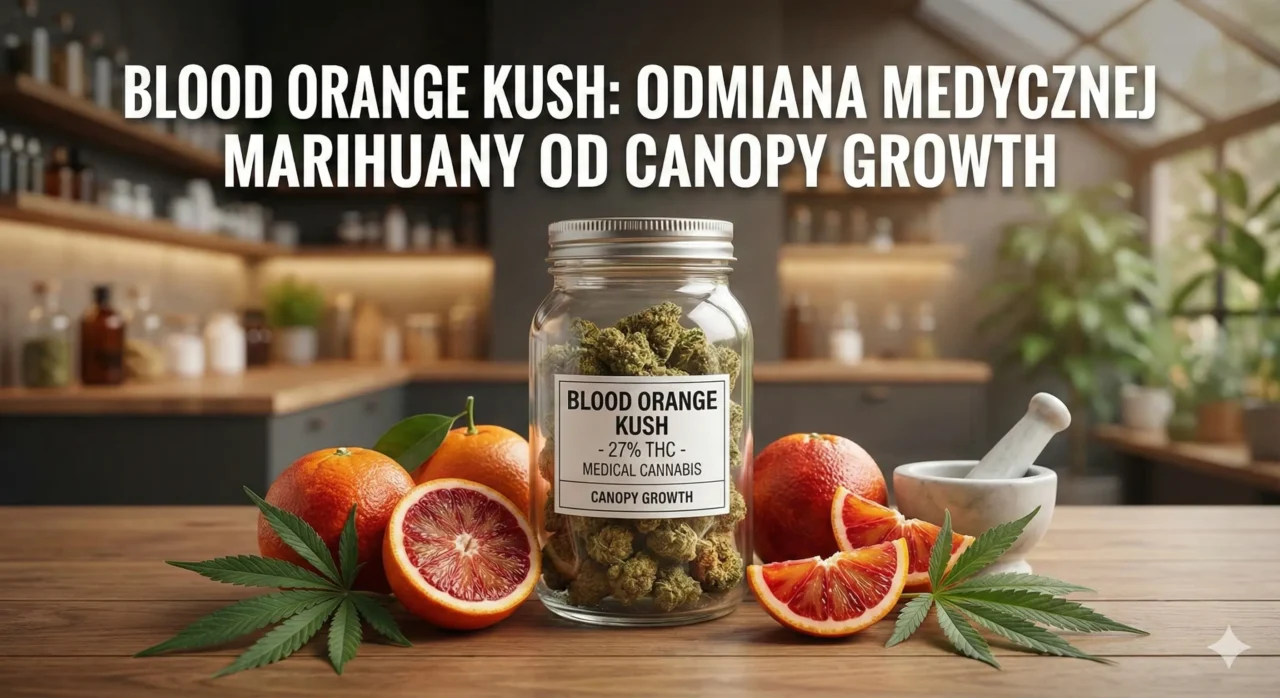 Blood Orange Kush 27% THC od Canopy Growth – Odmiana Medycznej Marihuany