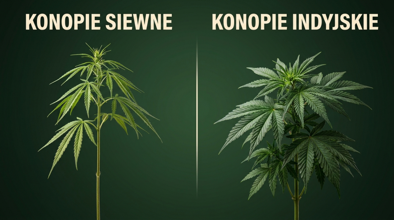 Konopie indyjskie a siewne — czym się różnią?