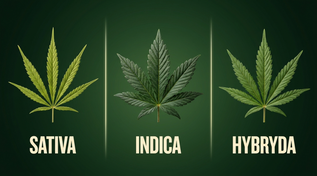 Sativa, indica i hybrydy — różnice i zastosowanie