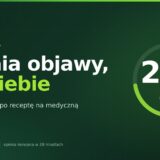 Grafika z hasłem: lekarz ocenia objawy, nie pacjenta — pierwsza wizyta po receptę na medyczną marihuanę, konsultacja 249 zł