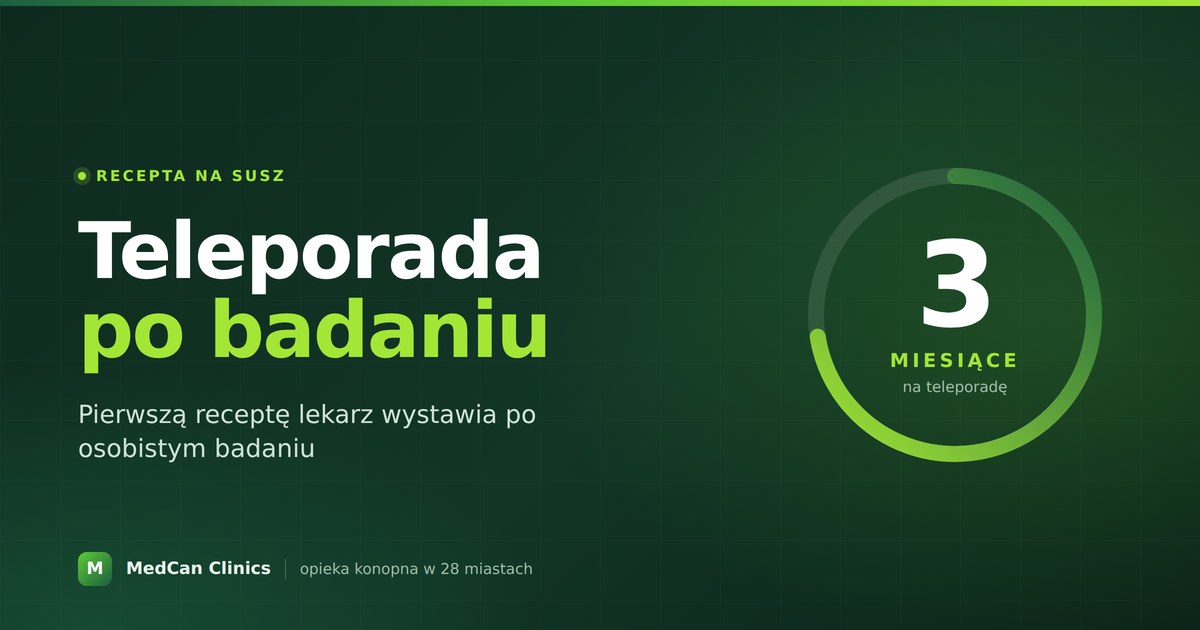 Recepta na medyczną marihuanę: co załatwisz na teleporadzie, a co wymaga wizyty w gabinecie