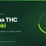 Test na THC z apteki – wynik po 5 minutach, grafika MedCan Clinics